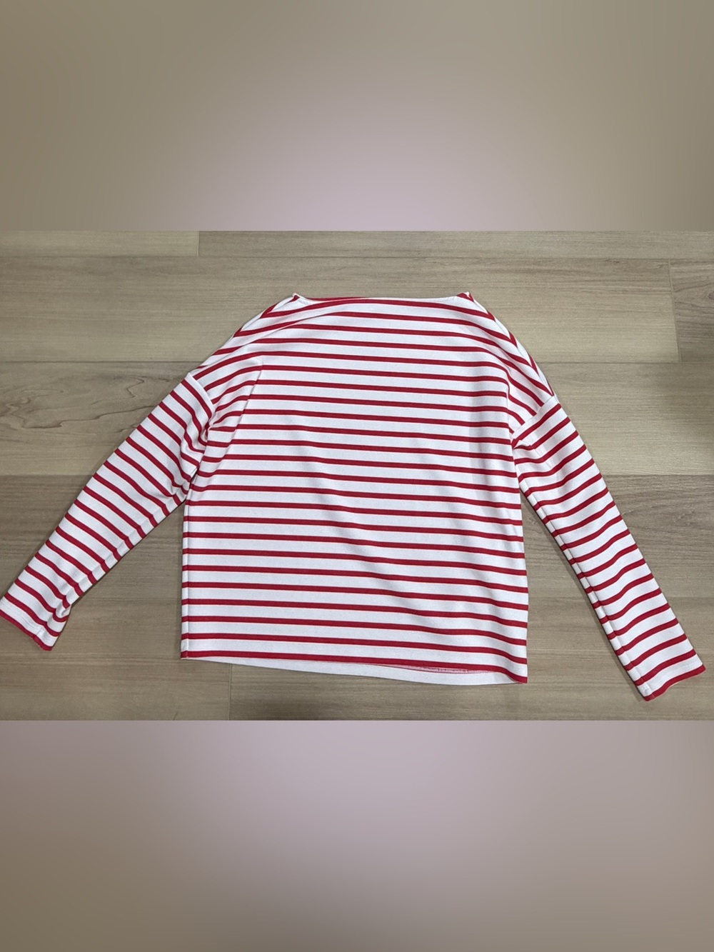 Spanx AirEssentials Stripe Boatneck Top—Medium
